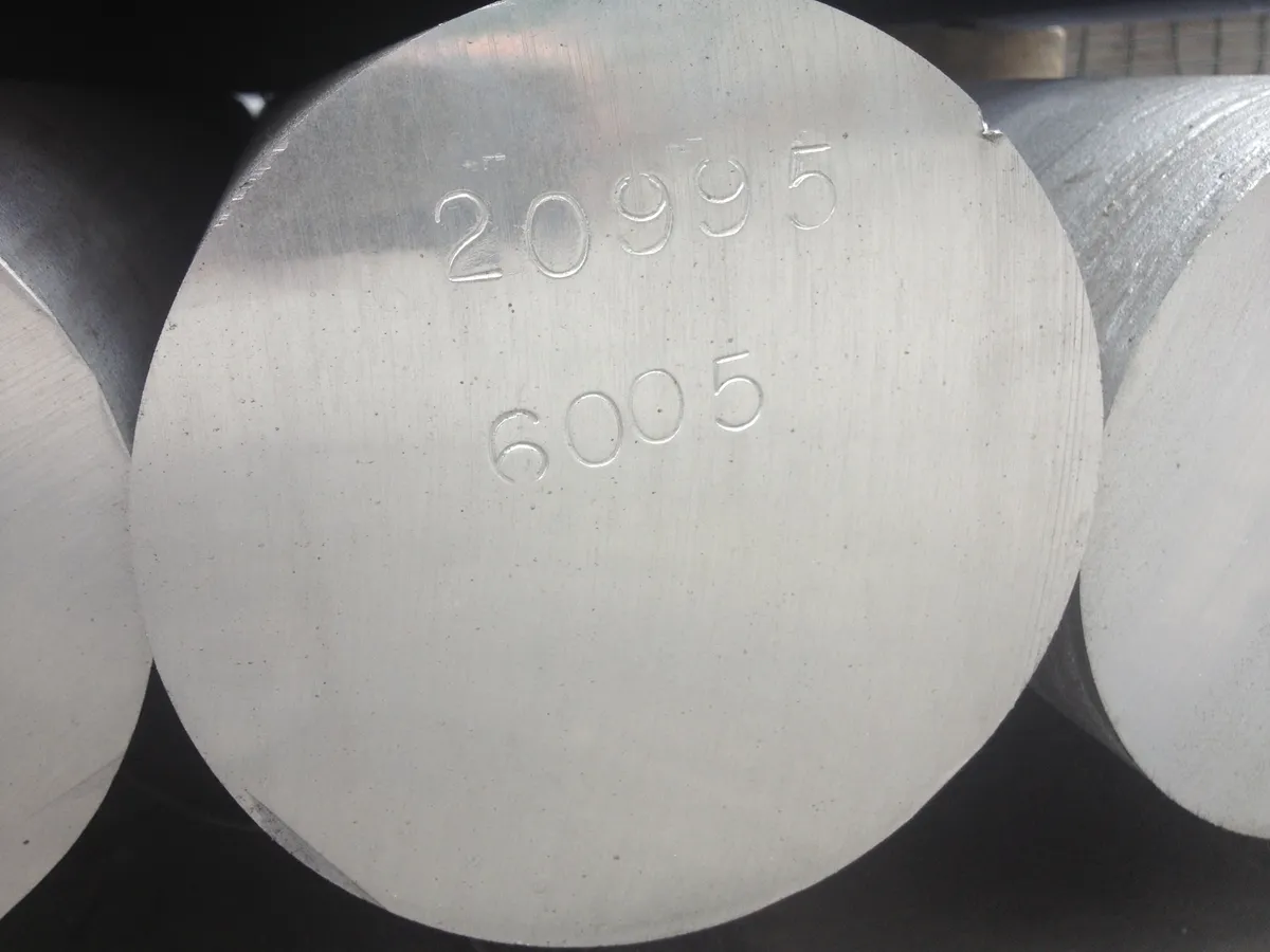 Barra para extrusión de 7" - Aluminio aleación 6005